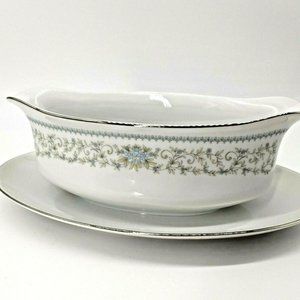 Gravy Boat Nitto Hanover Set Attached Underplate 4867 Japan Replacement Collect